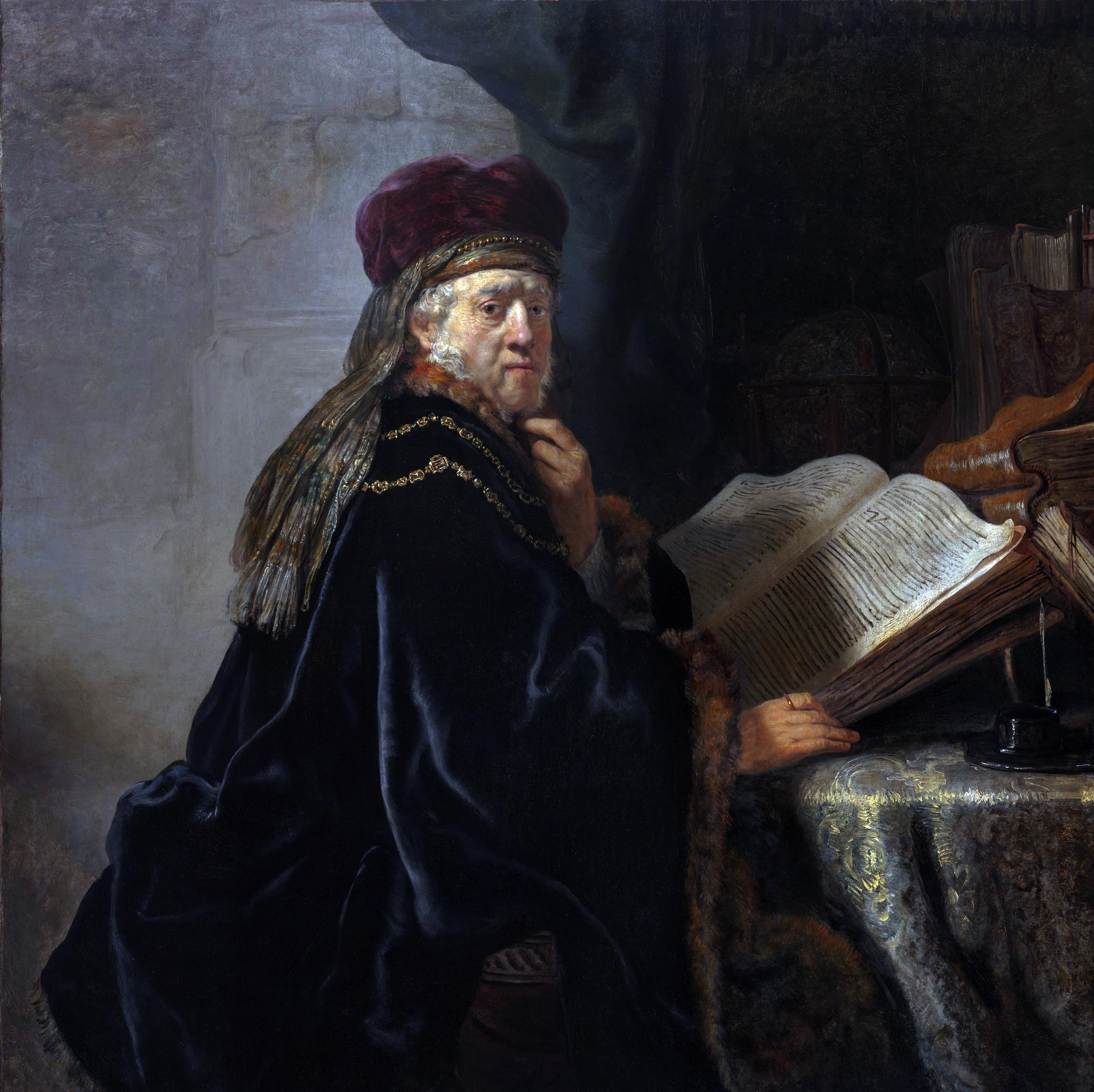 A Scholar in His Study, 1634